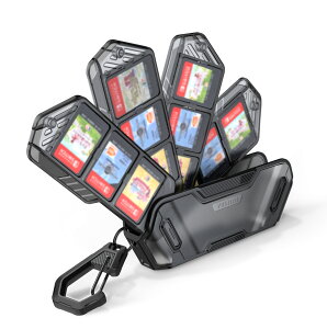 Mumba Switch�\�t�g�P�[�X Switch�Q�[���J�[�h���[�P�[�X �\�t�g12�� �J�[�h�܂Ƃߎ��[ 4�w��]���z���_�[�t�� �����^�ѕ֗� �ϏՌ� �y�� ���s�p �O�o�p Switch/Switch Lite/Switch�L�@EL���f���Ή�