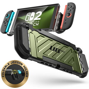SUPCASE Nintendo Switch 2 2025�p�P�[�X ��̌^ �ϏՌ� �l�ԍH�w ���K �C�V���X�C�b�`2�p �h�b�L���O�\�Ȋ��ȕی�P�[�X Nintendo Switch�R���\�[���Ή� UBPro�V���[�Y