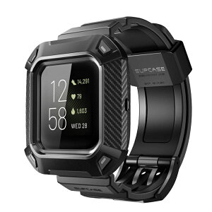 �y���K�i�zSUPCASE Fitbit Versa 4/3/2/ Fitbit Sense / Fitbit Charge 2 / 3 / 5 /6 Fitbit Blaze /Fitbit Inspire2 �o���h �x���g �ی�P�[�X �o���h �Ռ��z�� �����p �t�B�b�g�l�X�`���[�W �o���h�P�[�X �ϋv������ �y��