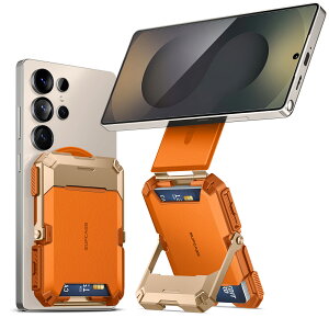 SUPCASE MagSafe �}�O�l�b�g�E�H���b�g 5���J�[�h�z���_�[ ���߉\�ȃX�^���h RFID�u���b�L���O �J�[�h�z���_�[ Samsung Galaxy S26/S25�AGoogle Pixel 10�AiPhone 17/16/15/14�Ή�