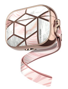 i-Blason AirPods P[X 2021 [dP[XJo[ AirPods3Kp CX[dΉ Ռz360°ی X^CbV Jo[ Y  킢 CosmoV[Y