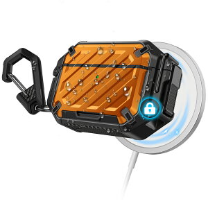 SUPCASE AirPods Pro 3 �P�[�X 2025 �h���J�o�[ Airpods 4 2024 �P�[�X AirPods Pro �P�[�X Apple AirPods Pro ��1/2����ɓK�p MagSafe �Ή� �ϏՌ� �h�o 360°�S�ʕی� �h�� ���S���b�N�t�� �J���r�i�t�� �X�^�C���b�V