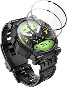 i-Blason GalaxyWatch 8 44mm Jo[ Watch7Ultra 47mm P[X Samsung Watch6 Galaxy Watch 5 Pro 45mm (2022) یJo[ Sʕی 2ʃtBt poh Ռz ohƃP[X  voh u