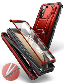 i-Blason Samsung Galaxy Z Fold 5 ケース 5G 2023年 米軍MIL規格取得 スタンド機能 保護フィルム付き 3つのSpenケース付き Sペン収納 耐衝撃 防塵 全面保護 Armorboxシリーズ