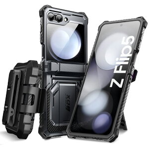 �y���K�i�zi-Blason Galaxy Z Flip 6 2024 Galaxy Z Flip 5 5G (2023) �P�[�X �ی�J�o�[ �ČRMIL�K�i�擾 �ی�t�B�����t�� �q���W�ی� �ϏՌ� �����X�^���h�t�� �x���g�N���b�v�t�� ������ ���E�ȒP Armorbox 