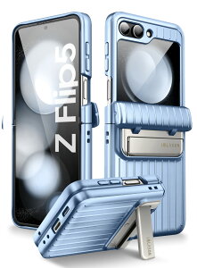 i-Blason Samsung Galaxy ZFlip5 �P�[�X 5G 2023�N �ČRMIL�K�i�擾 �X�^���h�@�\ �ی�t�B�����t�� �ϏՌ� �h�o �S�ʕی� ������]�q���W�ی�t�� Journey�V���[�Y