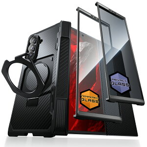 SUPCASE Galaxy Z TriFold �P�[�X 2026 ���������O �X�^���h ���c���� �������� �ϏՌ� �R�p�K�i�ی� �l�p���� ����~�� �����K���X�t�B����2���t�� �`�����h�~ MagSafe�Ή� UBGrip�V���[�Y