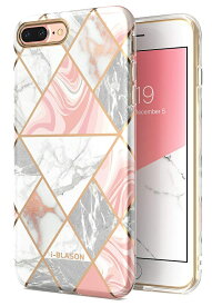 i-BLASON iPhone SE 2020 (第2世代)/iPhone8/ iPhone7 ケース 女性向け おしゃれ 耐衝撃 綺麗 かわいい [Cosmo Lite] マーブル