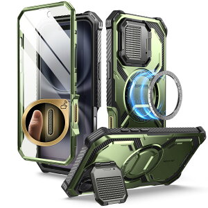 i-Blason iPhone 16 �P�[�X iPhone16Pro 16Plus 16Pro Max iPhone 16E 2025 �S�ʕی� �J���������Y�ی� �J�����R���g���[���{�^�� �R�p�ϏՌ� �}�O�l�b�g�� MagSafe�Ή� �X�^���h�@�\ �[�d�J�o�[�t�� PC+TPU �A�C�t