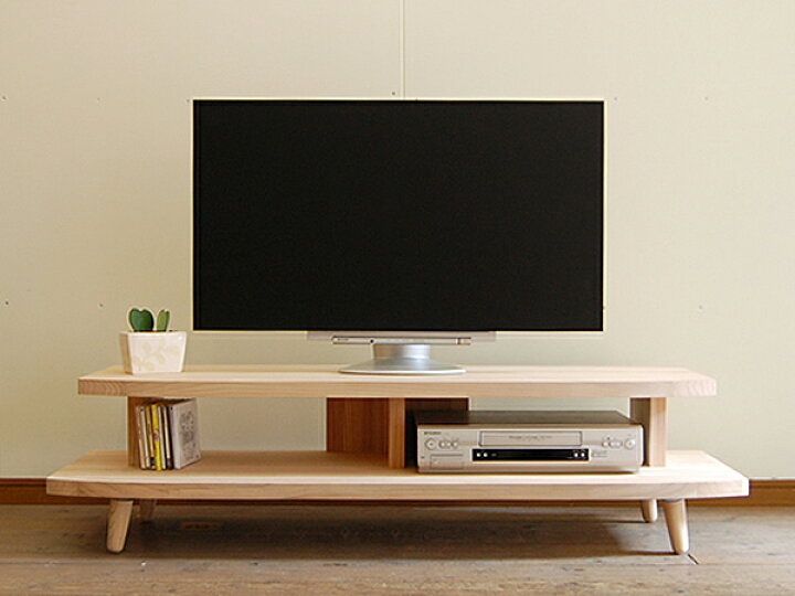 楽天市場】テレビ台 テレビボード ローボード 無垢 完成品 国産 木製 