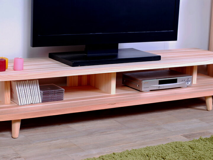 楽天市場】テレビ台 テレビボード 無垢 ナチュラル 完成品 ローボード 