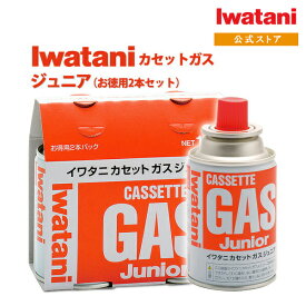 【公式】イワタニ Iwatani カセットボンベ カセットガスジュニア 2本セット CB-JR-120P