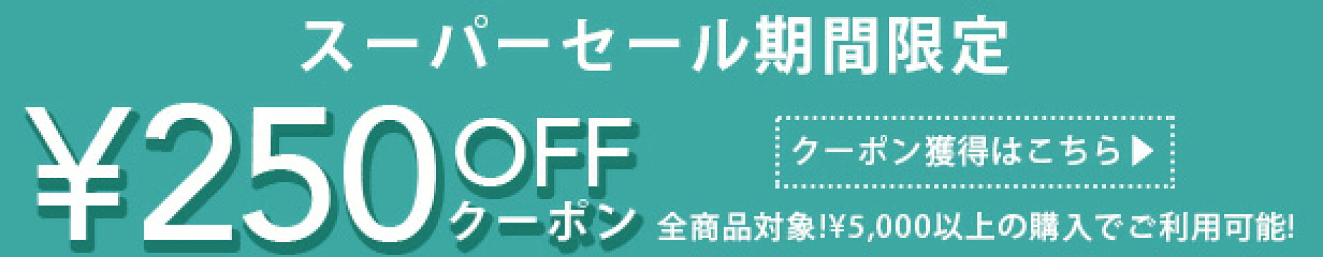 スーパーセール期間限定250円