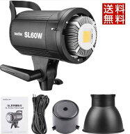 日本正規販売店【日本語説明書付き、当店商品はPSEマーク付き】Godox SL-60W 60W 定常光LEDスタジオライ…
