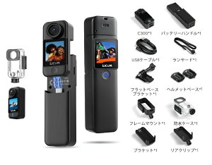 �y���K�㗝�X�i ���{��������� 3�����ۏ؁zSJCAM C300 4K vlog�J���� C300Pocket�b�h��30M�b7���Ԏ����o�b�e���[�b�f���A���^�b�`�X�N���[���b154°����p�|�P�b�g�n���h�w���h�J�����b6�����艻POV