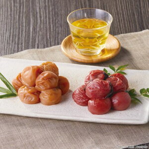 紀州特選南高梅 スイートはちみつ梅干・しそ漬け梅干セット G24047