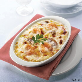 【送料無料｜帝国ホテル】エビのマカロニグラタン 4食セット IEG-50｜冷凍 グラタン 惣菜 高級 洋食 お取り寄せグルメ ギフト プレゼント 内祝い お中元 お歳暮 贈答用