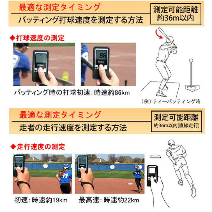楽天市場】D＆M(ディーアンドエム) ポケットレーダー 野球 小型 
