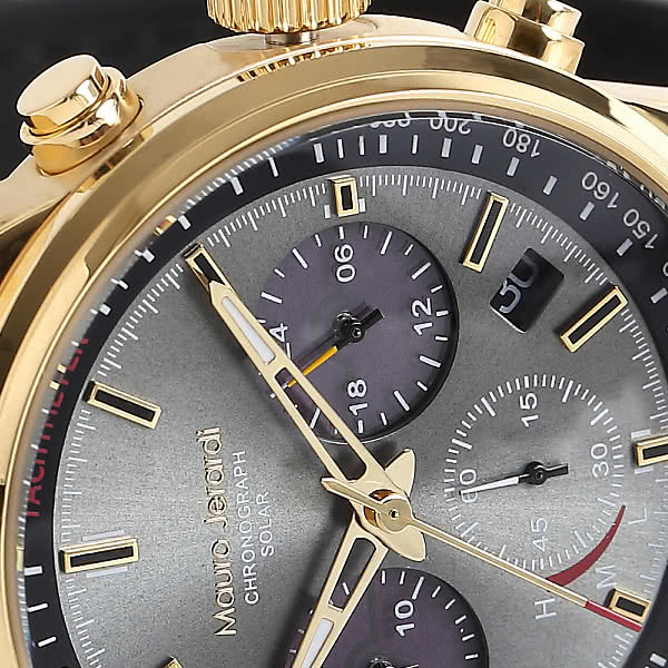 腕時計、アクセサリー 腕時計用品 【楽天市場】Mauro Jerardi ソーラー クロノグラフ腕時計 メンズ 