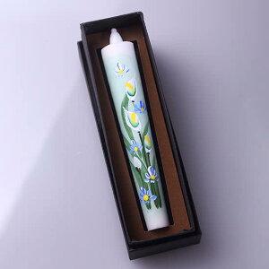 花ろうそく10丁(カラー) 15cm 1本入【小池ろうそく店 越後花ろうそく】