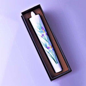 花ろうそく10丁(ききょう 桔梗) 15cm 1本入【小池ろうそく店 越後花ろうそく】