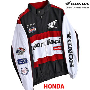 HONDA×�S��㇗� ���[�V���O�u���]�� �u���b�N ���C�� �h�J �W���P�b�g �� �Ԏ� �A�E�^�[ �����Y ���f�B�[�X �z���_ �R���{ 52880701