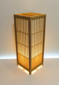 ADKM-721 組子行灯 「極」 LLサイズ 楮和紙無地/国産杉突板(腰板)デザインホテル・和風旅館・飲食店・リラクゼーション施設などにお薦め!伝統技術と耐久性を組み合わせた作品です