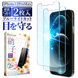 【15%OFFクーポン配布中】 iPhone12 Pro Max ガラスフィルム 保護フィルム 目に優しい ブルーライトカット iPhone12 promax 12promax iphone12promax ガラスフィルム フィルム 液晶保護フィルム 画面フィルム 画面保護フィルム 叶kanae カナエ 強化ガラス