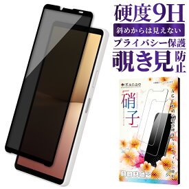 Xperia 10 v SO-52D SOG11 ガラスフィルム 保護フィルム 覗き見防止 フィルム Xperia10v ガラスフィルム フィルム エクスペリア 全面 保護 液晶保護フィルム 画面フィルム 画面保護フィルム 叶kanae カナエ