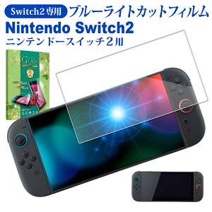 Nintendo Switch2 ガラスフィルム ブルーライトカット フィルム switch2 保護フィルム ニンテンドースイッチ2 液晶保護フィルム 任天堂スイッチ2 画面フィルム 画面保護フィルム 叶kanae カナエ 強化