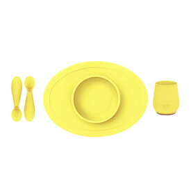 【スーパーセール限定】＼ママ割登録でP2倍／ ezpz イージーピージー First Food Set ファーストフードセット ol06 遊び食べ 離乳食 食器 マット ベビー 赤ちゃん こども キッズ シリコンマット