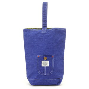 【土日祝も発送】 OCEAN&GROUND オーシャンアンドグラウンド シューズバッグ BLUE BLUE 上履き入れ 無地 男の子 女の子 おしゃれ 靴入れ 靴袋 上靴入れ 幼稚園 小学校 【送料無料】