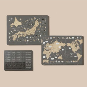 【土日祝も発送】 FORNE フォルネ 知育ポスター3枚セットB 小学生 知育玩具 おしゃれ お風呂 防水 子ども 子供 日本地図 世界地図 英語 ローマ字