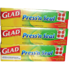 グラッド　プレス＆シール　3本セットGLAD　Press'n s Seal　グラッドプロダクツ　プレス＆シール マジックラップ