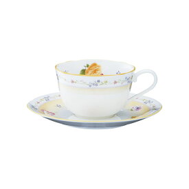 ノリタケ食器 【JEUNE FLEUR】ジュヌフレール ティー・コーヒー碗皿　「お中元」「お歳暮」「内祝い」「結婚祝い」「引越し祝い」「御礼の品」「ギフトセット」「ギフト対応」「のし無料」