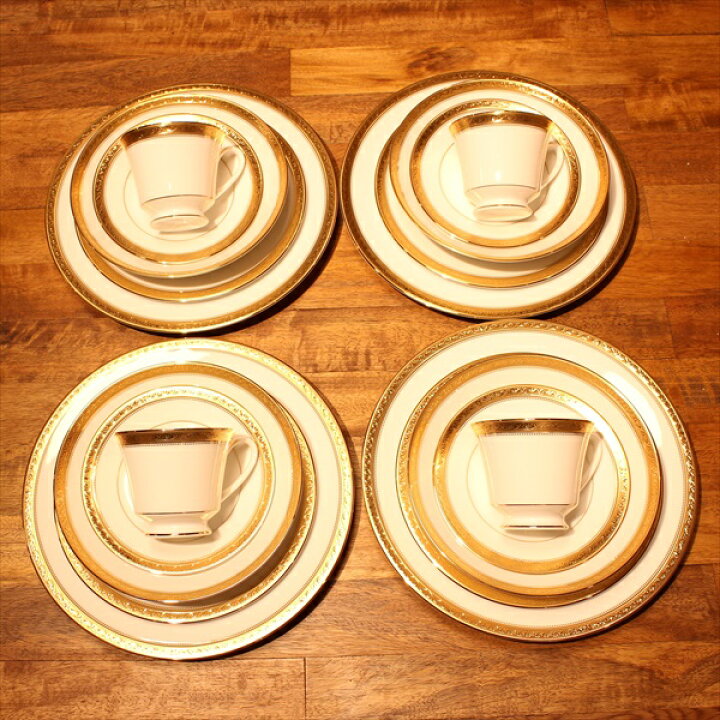 楽天市場】ノリタケ 食器 シグニチャーゴールド20pcディナーセット 