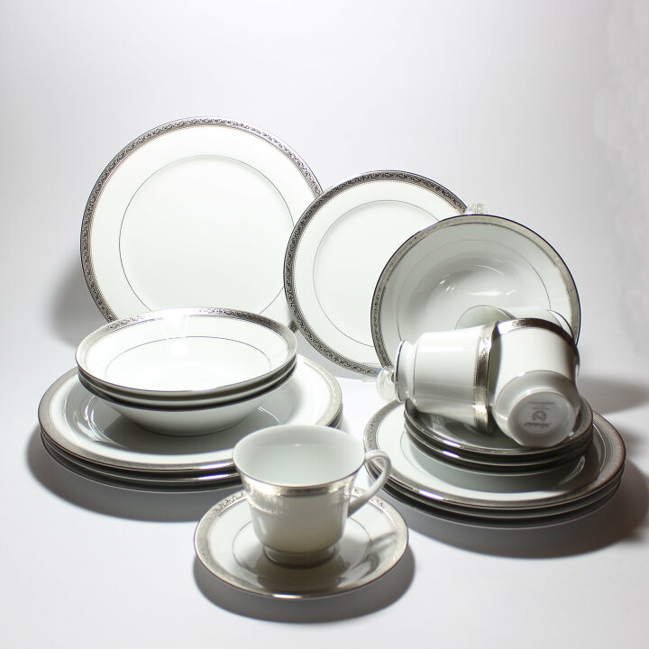 楽天市場】Noritake ノリタケ 食器 シグニチャープラチナ20pc  