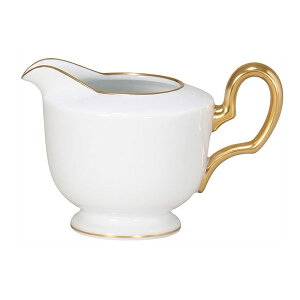 【大倉陶園】ゴールドライン(リムシェープ)クリーマー(大) 大切な方への贈り物に。 食器 ギフト 【日本製 正規販売店】【ギフト 贈答品】【白磁 金線】【上品 シンプル】