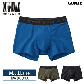 20%OFF GUNZE グンゼ BODY WILD STANDARD ボディワイルド ボクサーパンツ メッシュ 吸汗速乾 前あき 無地 (M・L・LLサイズ） BWB084A