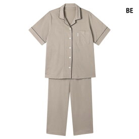 15%OFF ワコール wacoal レディース 睡眠科学 パジャマ 半袖 5分袖 8分丈 全開 上下セット 綿100% (M・Lサイズ) YDT150 ホワイトデー