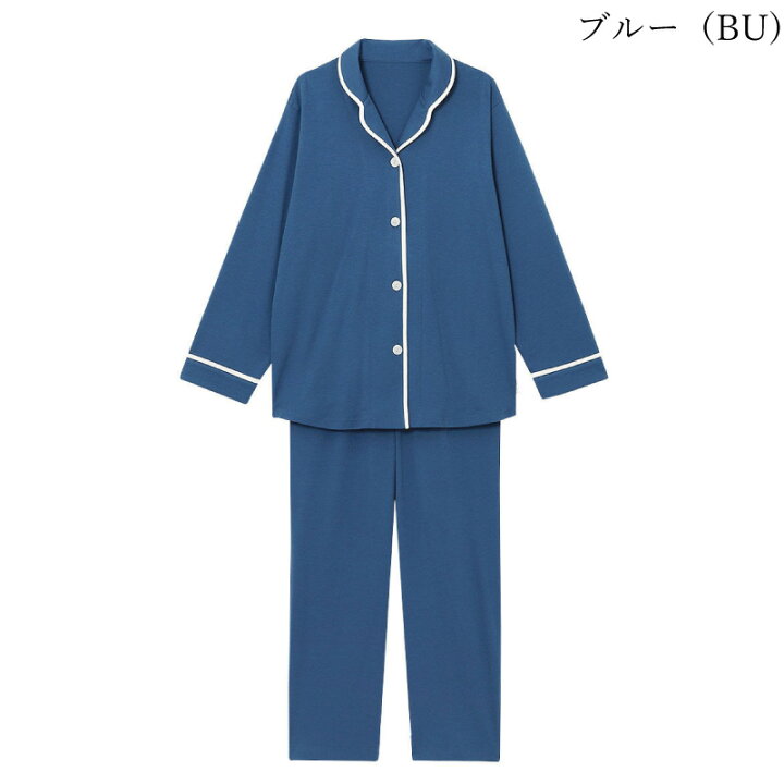 新品未使用] WACOAL パジャマ 上下Mサイズ ブルー （GU - ジーユー  
