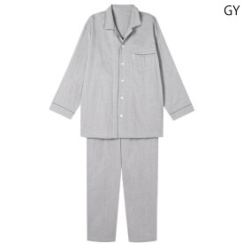15％OFF ワコール wacoal 睡眠科学 パジャマ 綿混 10分丈10分袖 全開 メンズ LLサイズ YGX568