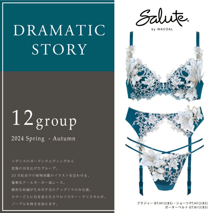 楽天市場】25%OFF ワコール Wacoal サルート salute 12グループ 12g P 