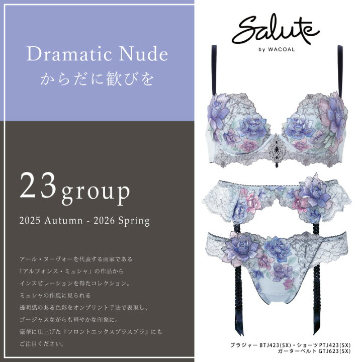 楽天市場】25%OFF ワコール Wacoal サルート salute 23グループ 23G  