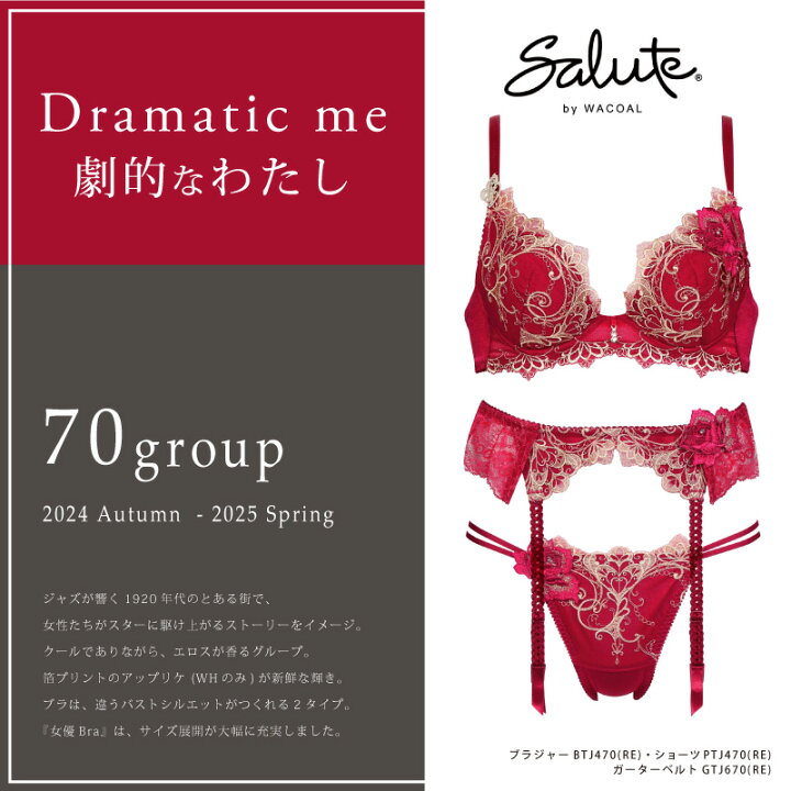 楽天市場】20％OFF ワコール Wacoal サルート salute 70グループ 70G  