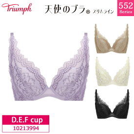 27%OFF Triumph トリンプ 天使のブラ スリムライン TR552シリーズ 3/4カップブラジャー （D・E・Fカップ）10213994 glm m_se za-ik trc