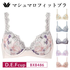 20％OFF ワコール Wacoal マシュマロフィットブラ 3/4カップブラジャー (D・E・Fカップ) BXB486