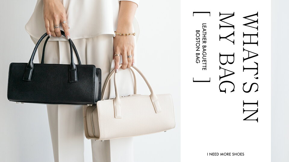 2WAY LEATHER BOSTON BAG