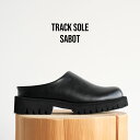 サボサンダル トラックソールサボ サンダル サボ 厚底 トラックソール ボリュームソール クロッグサンダル ブラック …