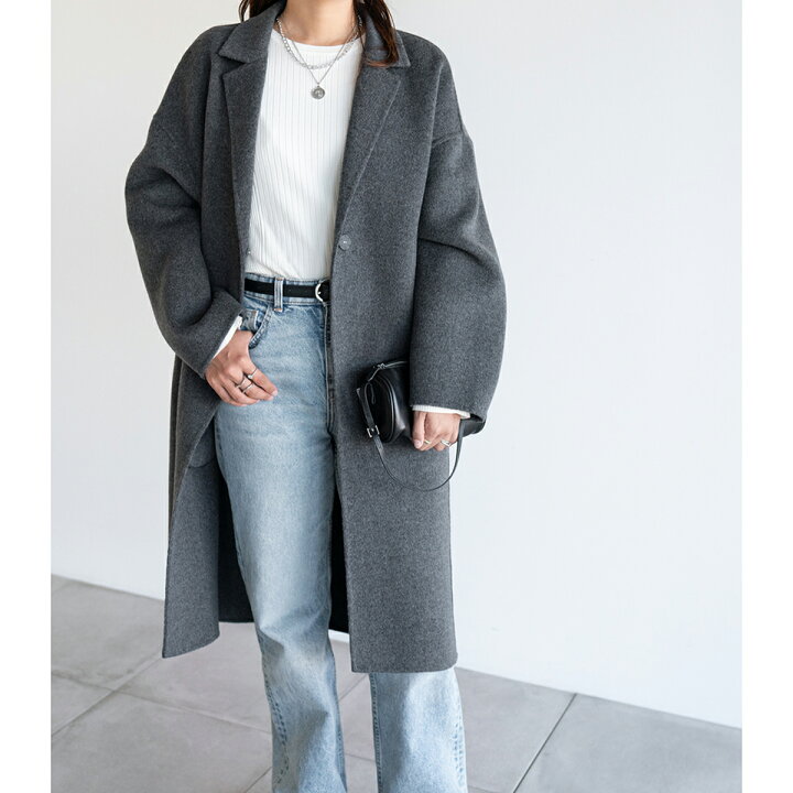楽天市場】WOOL DOUBLE FACE LONG COAT ロングコート 【kz-04】 : I 